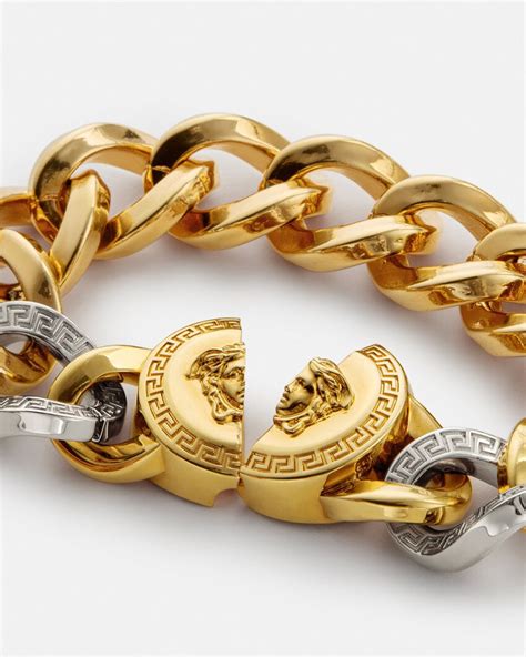 Medusa Chain Bracelet Gold 